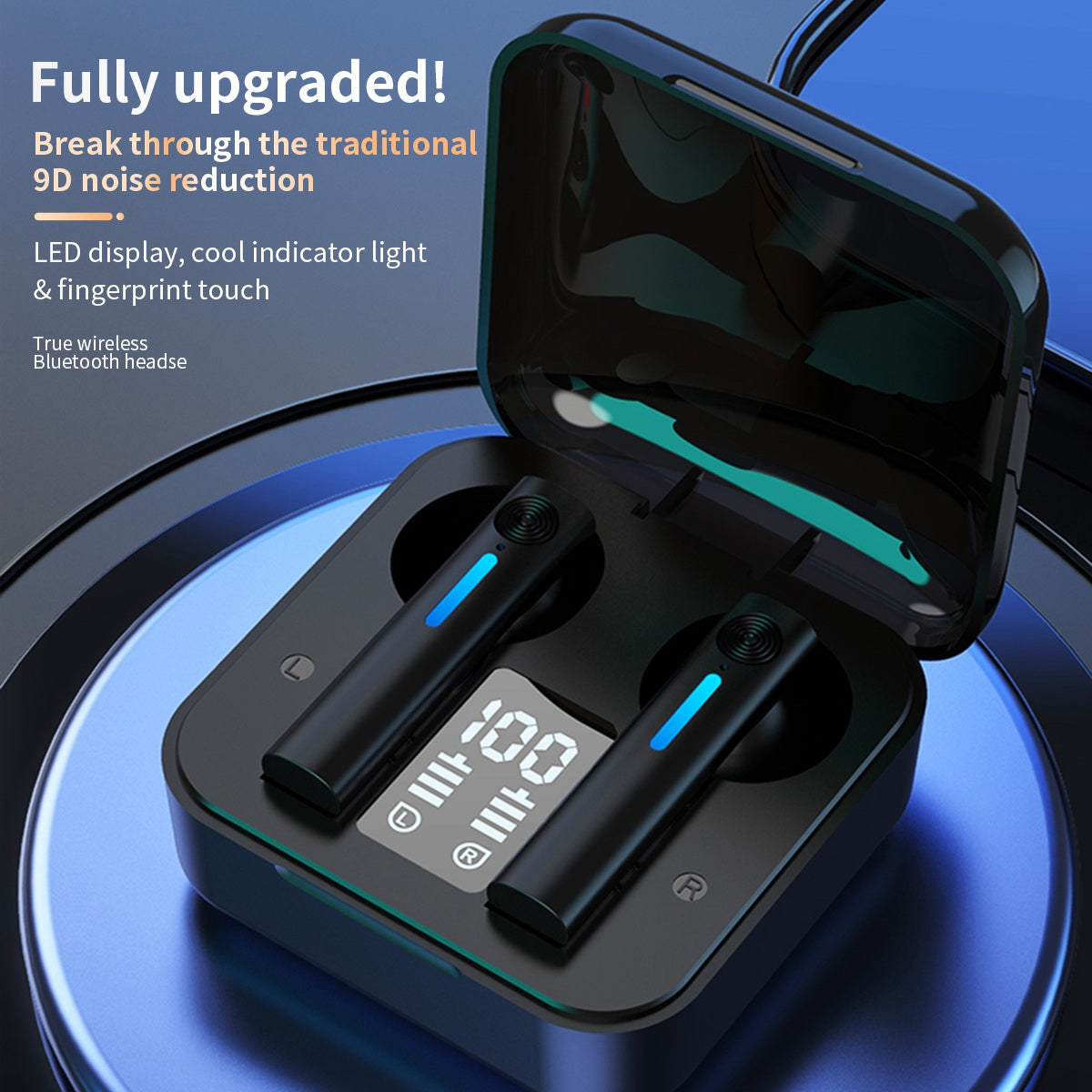 T13 TWS Wireless Bluetooth Earphone Fingerprint Touch Stereo Music Sport Headset with Digital Display Charging Case T13 TWS Wireless Bluetooth Earphone Fingerprint Touch Stereo Music Sport Headset with Digital Display Charging Case